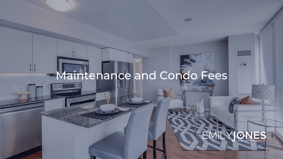 maintenance and condo fees