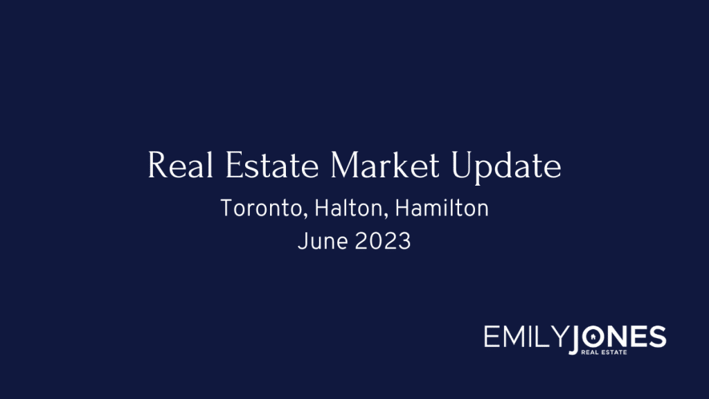 June 2023 GTA & Hamilton Real Estate Emily Jones, Real Estate